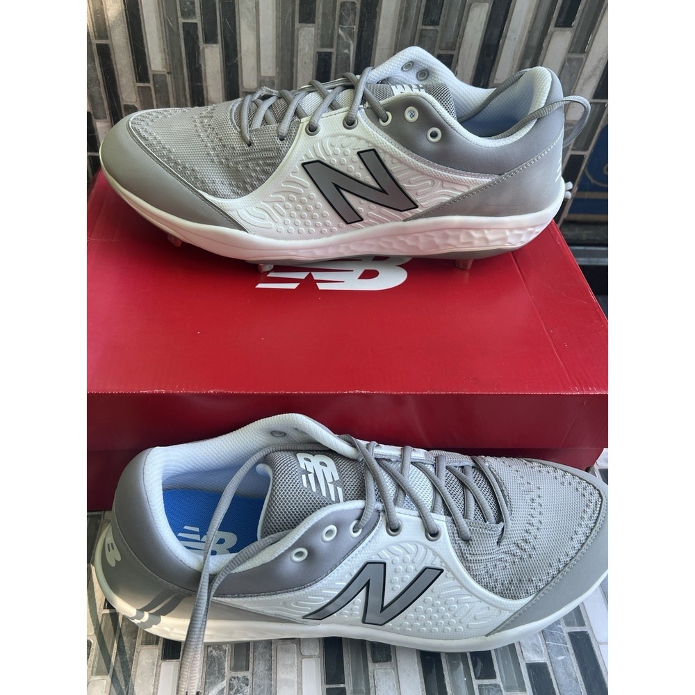 New Balance Fresh Foam 3000 V5 Men‎ Metal Baseball Cleats Size 16 Gray